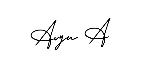 Here are the top 10 professional signature styles for the name Avyu A. These are the best autograph styles you can use for your name. Avyu A signature style 3 images and pictures png