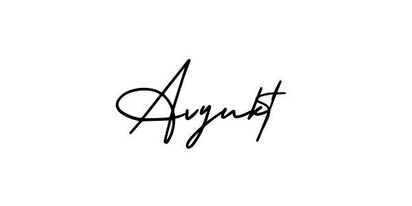 AmerikaSignatureDemo-Regular is a professional signature style that is perfect for those who want to add a touch of class to their signature. It is also a great choice for those who want to make their signature more unique. Get Avyukt name to fancy signature for free. Avyukt signature style 3 images and pictures png