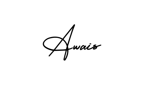 Make a beautiful signature design for name Awais. Use this online signature maker to create a handwritten signature for free. Awais signature style 3 images and pictures png