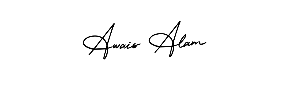 Awais Alam stylish signature style. Best Handwritten Sign (AmerikaSignatureDemo-Regular) for my name. Handwritten Signature Collection Ideas for my name Awais Alam. Awais Alam signature style 3 images and pictures png