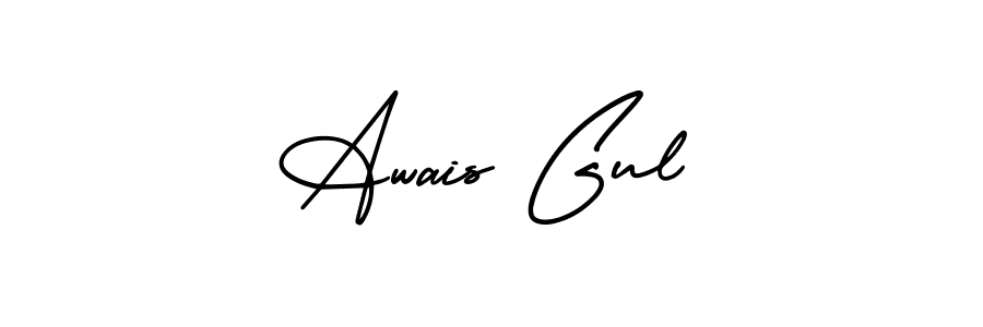 Design your own signature with our free online signature maker. With this signature software, you can create a handwritten (AmerikaSignatureDemo-Regular) signature for name Awais Gul. Awais Gul signature style 3 images and pictures png