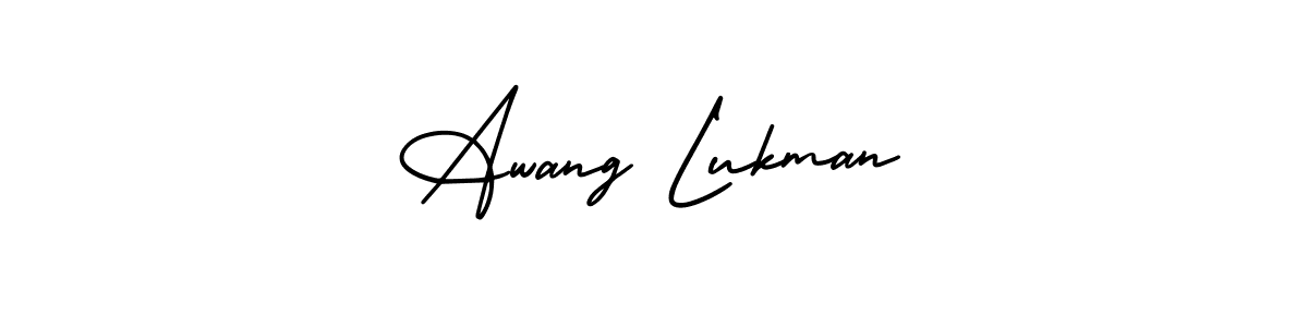 Also You can easily find your signature by using the search form. We will create Awang Lukman name handwritten signature images for you free of cost using AmerikaSignatureDemo-Regular sign style. Awang Lukman signature style 3 images and pictures png