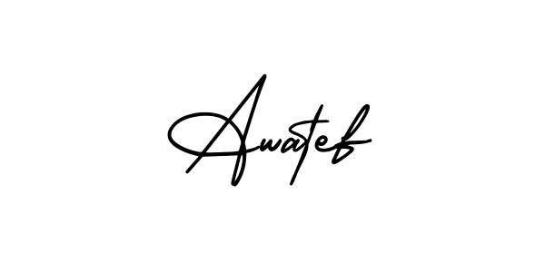How to Draw Awatef signature style? AmerikaSignatureDemo-Regular is a latest design signature styles for name Awatef. Awatef signature style 3 images and pictures png