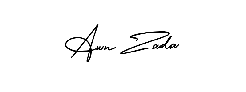 Once you've used our free online signature maker to create your best signature AmerikaSignatureDemo-Regular style, it's time to enjoy all of the benefits that Awn Zada name signing documents. Awn Zada signature style 3 images and pictures png