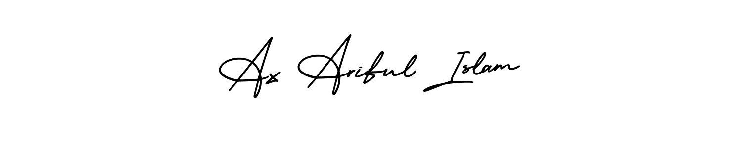 It looks lik you need a new signature style for name Ax Ariful Islam. Design unique handwritten (AmerikaSignatureDemo-Regular) signature with our free signature maker in just a few clicks. Ax Ariful Islam signature style 3 images and pictures png