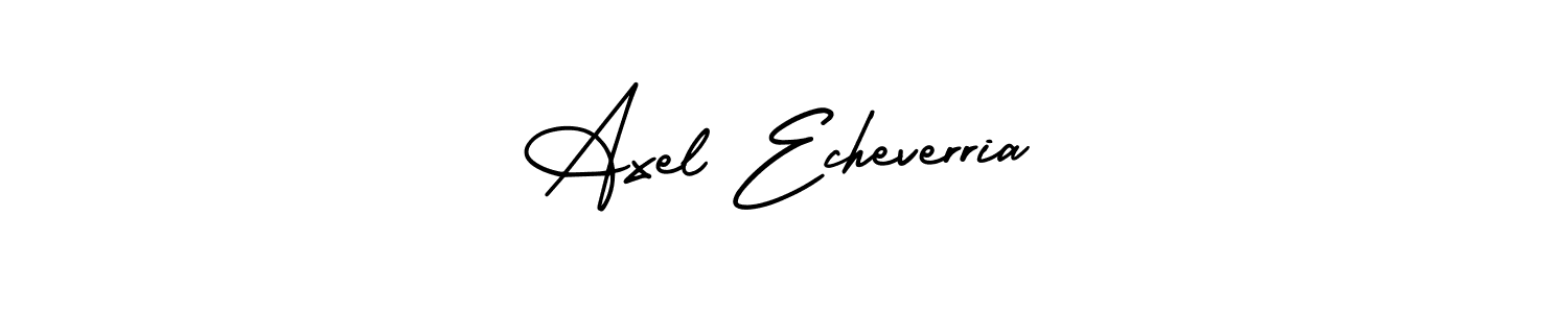 Use a signature maker to create a handwritten signature online. With this signature software, you can design (AmerikaSignatureDemo-Regular) your own signature for name Axel Echeverria. Axel Echeverria signature style 3 images and pictures png