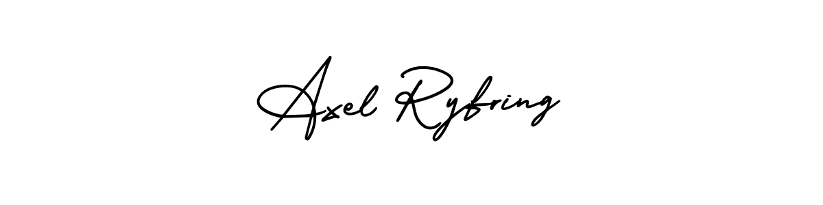 How to Draw Axel Ryfring signature style? AmerikaSignatureDemo-Regular is a latest design signature styles for name Axel Ryfring. Axel Ryfring signature style 3 images and pictures png