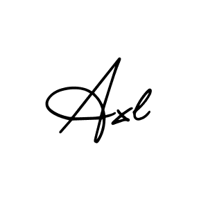 Make a beautiful signature design for name Axl. With this signature (AmerikaSignatureDemo-Regular) style, you can create a handwritten signature for free. Axl signature style 3 images and pictures png