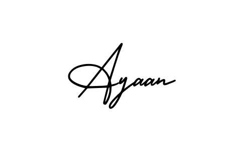 Create a beautiful signature design for name Ayaan. With this signature (AmerikaSignatureDemo-Regular) fonts, you can make a handwritten signature for free. Ayaan signature style 3 images and pictures png