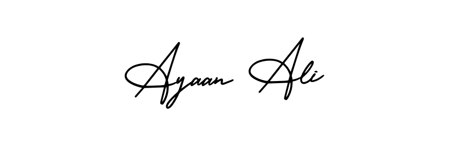 You can use this online signature creator to create a handwritten signature for the name Ayaan Ali. This is the best online autograph maker. Ayaan Ali signature style 3 images and pictures png