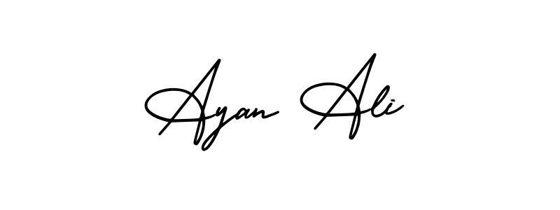 It looks lik you need a new signature style for name Ayan Ali. Design unique handwritten (AmerikaSignatureDemo-Regular) signature with our free signature maker in just a few clicks. Ayan Ali signature style 3 images and pictures png