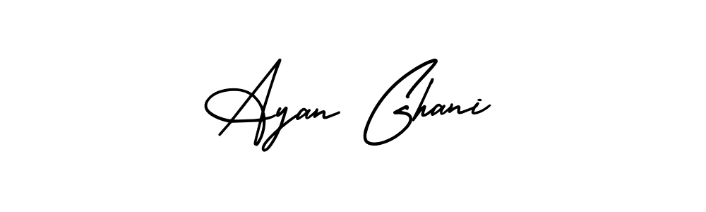 if you are searching for the best signature style for your name Ayan Ghani. so please give up your signature search. here we have designed multiple signature styles  using AmerikaSignatureDemo-Regular. Ayan Ghani signature style 3 images and pictures png