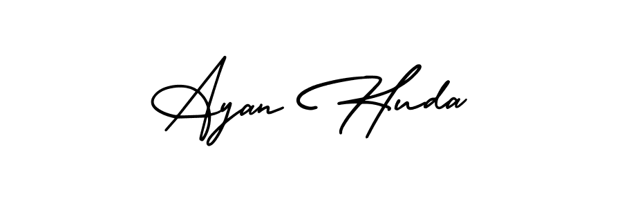 You can use this online signature creator to create a handwritten signature for the name Ayan Huda. This is the best online autograph maker. Ayan Huda signature style 3 images and pictures png