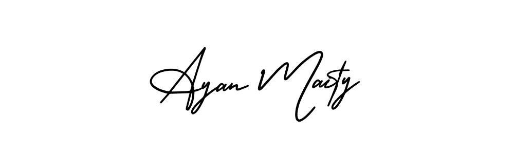 Also we have Ayan Maity name is the best signature style. Create professional handwritten signature collection using AmerikaSignatureDemo-Regular autograph style. Ayan Maity signature style 3 images and pictures png