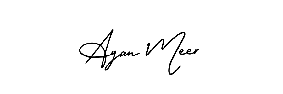 See photos of Ayan Meer official signature by Spectra . Check more albums & portfolios. Read reviews & check more about AmerikaSignatureDemo-Regular font. Ayan Meer signature style 3 images and pictures png