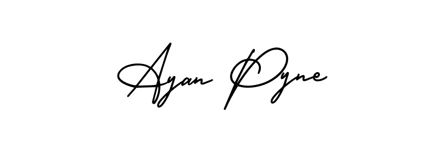 Create a beautiful signature design for name Ayan Pyne. With this signature (AmerikaSignatureDemo-Regular) fonts, you can make a handwritten signature for free. Ayan Pyne signature style 3 images and pictures png