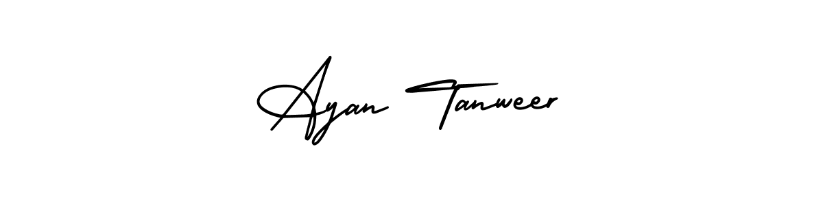 How to make Ayan Tanweer signature? AmerikaSignatureDemo-Regular is a professional autograph style. Create handwritten signature for Ayan Tanweer name. Ayan Tanweer signature style 3 images and pictures png