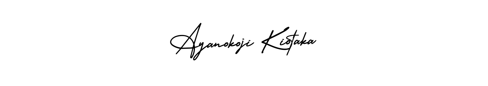 Ayanokoji Kiotaka stylish signature style. Best Handwritten Sign (AmerikaSignatureDemo-Regular) for my name. Handwritten Signature Collection Ideas for my name Ayanokoji Kiotaka. Ayanokoji Kiotaka signature style 3 images and pictures png