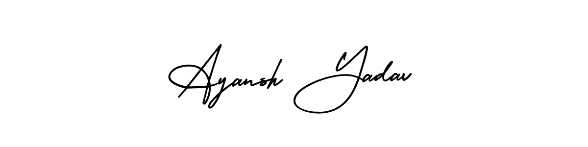 How to Draw Ayansh Yadav signature style? AmerikaSignatureDemo-Regular is a latest design signature styles for name Ayansh Yadav. Ayansh Yadav signature style 3 images and pictures png