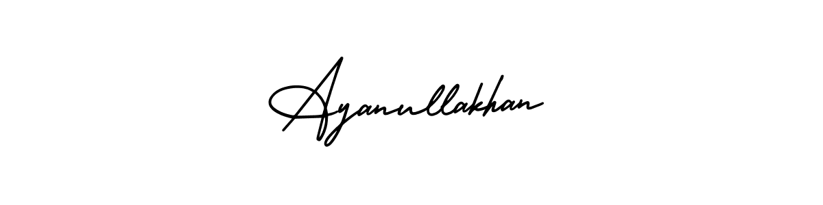 Best and Professional Signature Style for Ayanullakhan. AmerikaSignatureDemo-Regular Best Signature Style Collection. Ayanullakhan signature style 3 images and pictures png