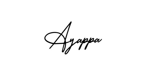 How to make Ayappa signature? AmerikaSignatureDemo-Regular is a professional autograph style. Create handwritten signature for Ayappa name. Ayappa signature style 3 images and pictures png