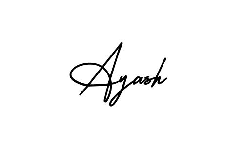 How to Draw Ayash signature style? AmerikaSignatureDemo-Regular is a latest design signature styles for name Ayash. Ayash signature style 3 images and pictures png