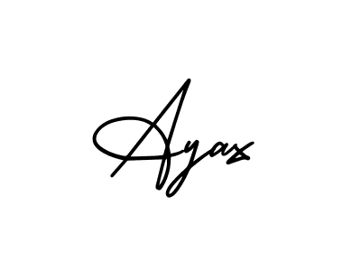 This is the best signature style for the Ayax name. Also you like these signature font (AmerikaSignatureDemo-Regular). Mix name signature. Ayax signature style 3 images and pictures png