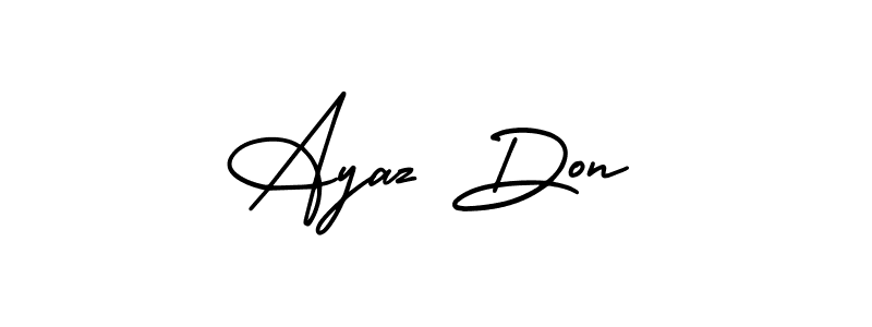 Best and Professional Signature Style for Ayaz Don. AmerikaSignatureDemo-Regular Best Signature Style Collection. Ayaz Don signature style 3 images and pictures png