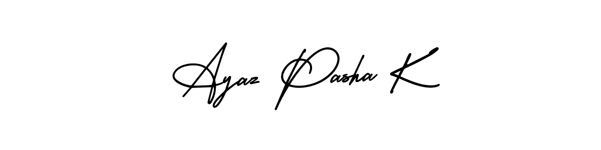 Also we have Ayaz Pasha K name is the best signature style. Create professional handwritten signature collection using AmerikaSignatureDemo-Regular autograph style. Ayaz Pasha K signature style 3 images and pictures png