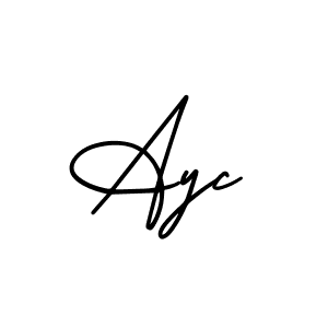 You can use this online signature creator to create a handwritten signature for the name Ayc. This is the best online autograph maker. Ayc signature style 3 images and pictures png