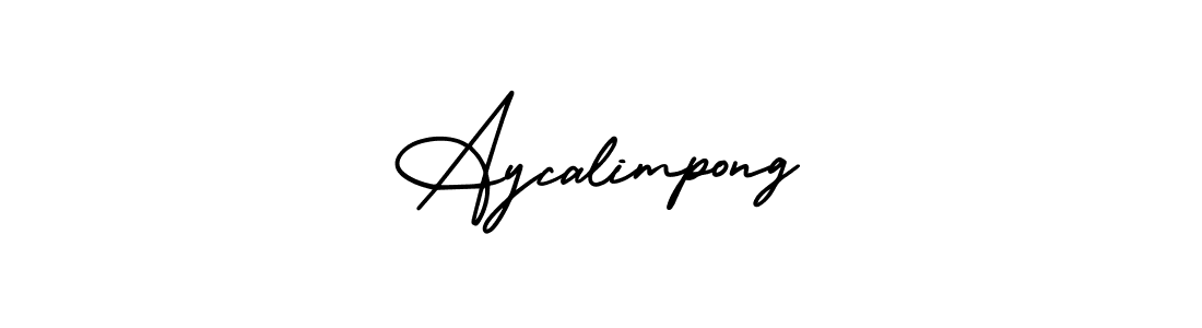 How to Draw Aycalimpong signature style? AmerikaSignatureDemo-Regular is a latest design signature styles for name Aycalimpong. Aycalimpong signature style 3 images and pictures png