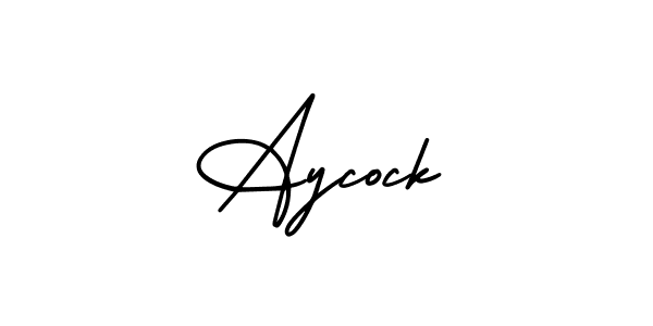 Here are the top 10 professional signature styles for the name Aycock. These are the best autograph styles you can use for your name. Aycock signature style 3 images and pictures png