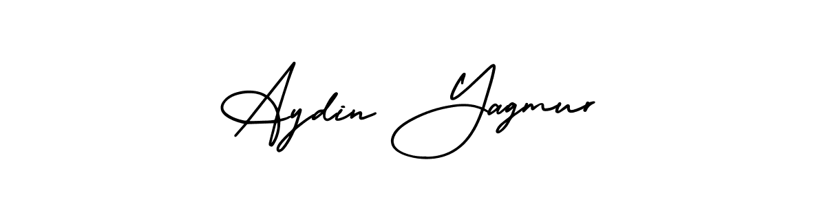 Make a beautiful signature design for name Aydin Yagmur. With this signature (AmerikaSignatureDemo-Regular) style, you can create a handwritten signature for free. Aydin Yagmur signature style 3 images and pictures png