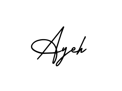 if you are searching for the best signature style for your name Ayeh. so please give up your signature search. here we have designed multiple signature styles  using AmerikaSignatureDemo-Regular. Ayeh signature style 3 images and pictures png