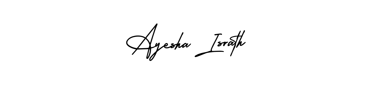 You can use this online signature creator to create a handwritten signature for the name Ayesha Israth. This is the best online autograph maker. Ayesha Israth signature style 3 images and pictures png
