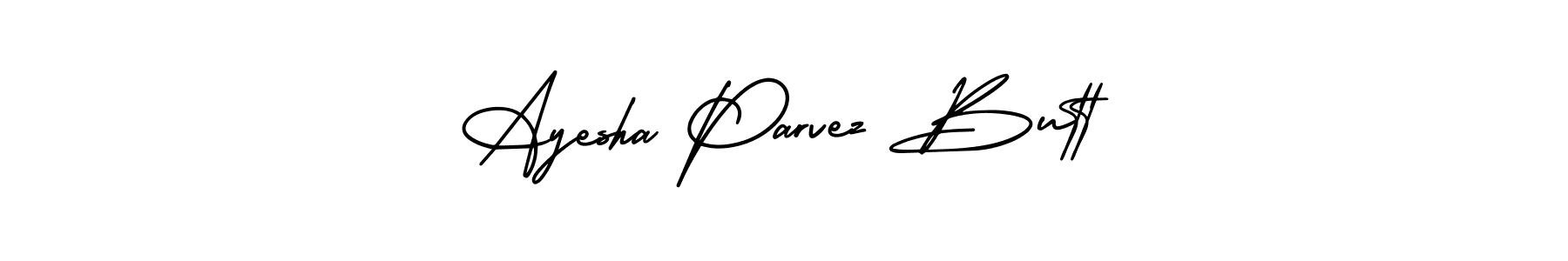 Create a beautiful signature design for name Ayesha Parvez Butt. With this signature (AmerikaSignatureDemo-Regular) fonts, you can make a handwritten signature for free. Ayesha Parvez Butt signature style 3 images and pictures png