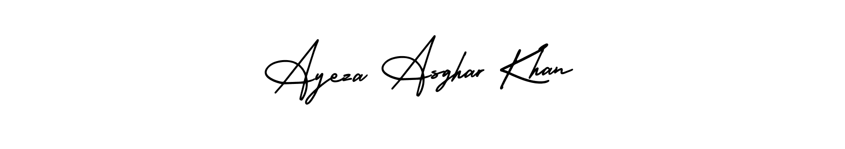 How to make Ayeza Asghar Khan name signature. Use AmerikaSignatureDemo-Regular style for creating short signs online. This is the latest handwritten sign. Ayeza Asghar Khan signature style 3 images and pictures png