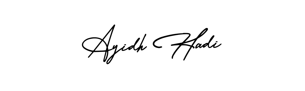 Best and Professional Signature Style for Ayidh Hadi. AmerikaSignatureDemo-Regular Best Signature Style Collection. Ayidh Hadi signature style 3 images and pictures png
