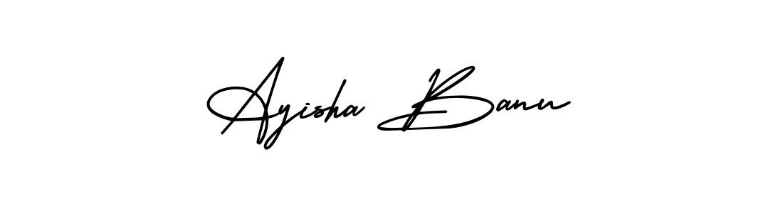 Similarly AmerikaSignatureDemo-Regular is the best handwritten signature design. Signature creator online .You can use it as an online autograph creator for name Ayisha Banu. Ayisha Banu signature style 3 images and pictures png