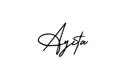 Check out images of Autograph of Ayita name. Actor Ayita Signature Style. AmerikaSignatureDemo-Regular is a professional sign style online. Ayita signature style 3 images and pictures png