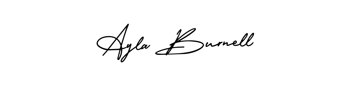 Make a beautiful signature design for name Ayla Burnell. Use this online signature maker to create a handwritten signature for free. Ayla Burnell signature style 3 images and pictures png