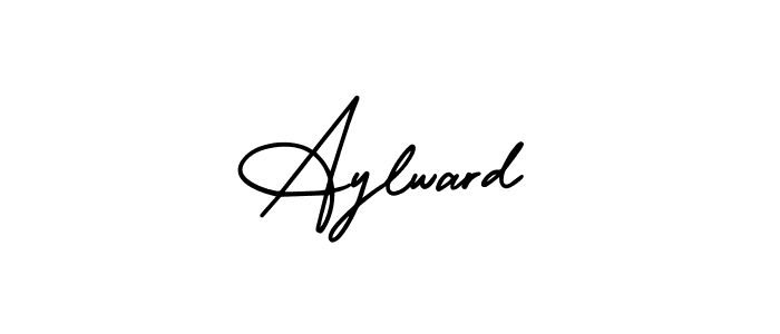 Aylward stylish signature style. Best Handwritten Sign (AmerikaSignatureDemo-Regular) for my name. Handwritten Signature Collection Ideas for my name Aylward. Aylward signature style 3 images and pictures png