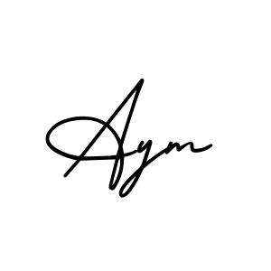 AmerikaSignatureDemo-Regular is a professional signature style that is perfect for those who want to add a touch of class to their signature. It is also a great choice for those who want to make their signature more unique. Get Aym name to fancy signature for free. Aym signature style 3 images and pictures png