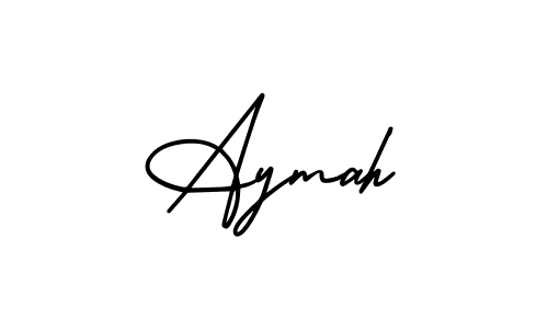 Similarly AmerikaSignatureDemo-Regular is the best handwritten signature design. Signature creator online .You can use it as an online autograph creator for name Aymah. Aymah signature style 3 images and pictures png