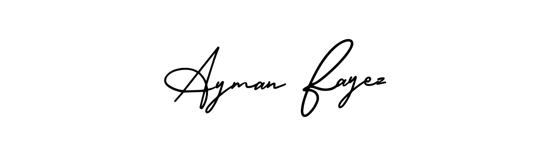 if you are searching for the best signature style for your name Ayman Fayez. so please give up your signature search. here we have designed multiple signature styles  using AmerikaSignatureDemo-Regular. Ayman Fayez signature style 3 images and pictures png