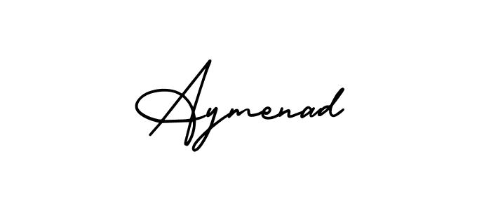 How to make Aymenad signature? AmerikaSignatureDemo-Regular is a professional autograph style. Create handwritten signature for Aymenad name. Aymenad signature style 3 images and pictures png