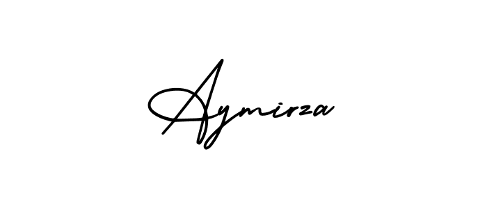 The best way (AmerikaSignatureDemo-Regular) to make a short signature is to pick only two or three words in your name. The name Aymirza include a total of six letters. For converting this name. Aymirza signature style 3 images and pictures png