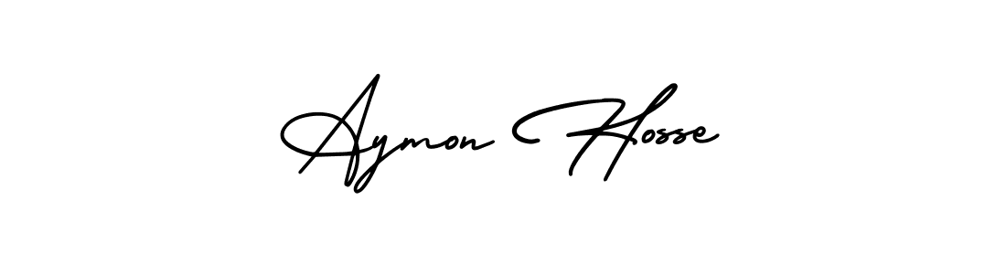 Make a beautiful signature design for name Aymon Hosse. Use this online signature maker to create a handwritten signature for free. Aymon Hosse signature style 3 images and pictures png