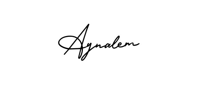It looks lik you need a new signature style for name Aynalem. Design unique handwritten (AmerikaSignatureDemo-Regular) signature with our free signature maker in just a few clicks. Aynalem signature style 3 images and pictures png