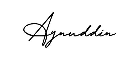 An effortless, minimalist signature concept for Aynuddin using AmerikaSignatureDemo-Regular design. Clean lines that look great on any document. Aynuddin signature style 3 images and pictures png